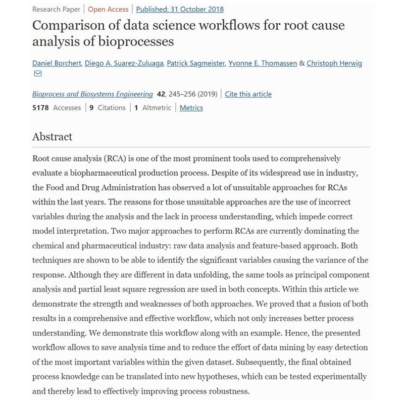 Extract of the article about Comparison of data science workflows